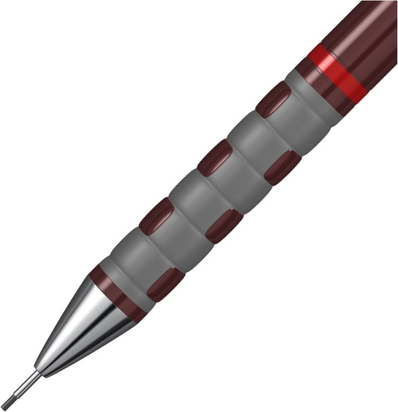 rOtring Tikky Mechanical Pencil, 0.5 mm, Burgundy - Precision Writing Tool - Image 3