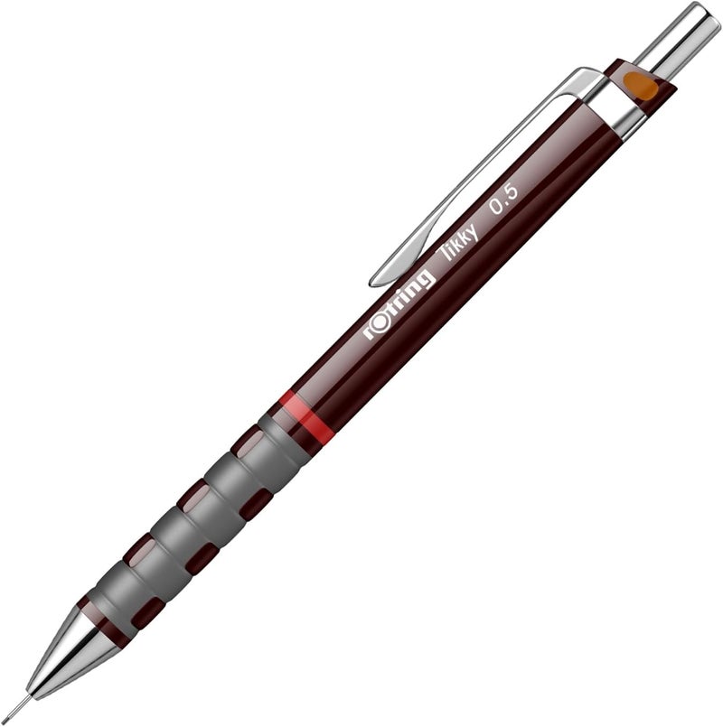 rOtring Tikky Mechanical Pencil, 0.5 mm, Burgundy - Precision Writing Tool - Image 4