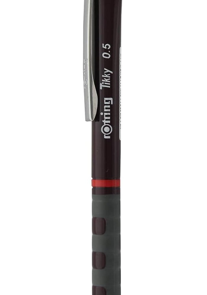 rOtring Tikky Mechanical Pencil, 0.5 mm, Burgundy - Precision Writing Tool - Image 1