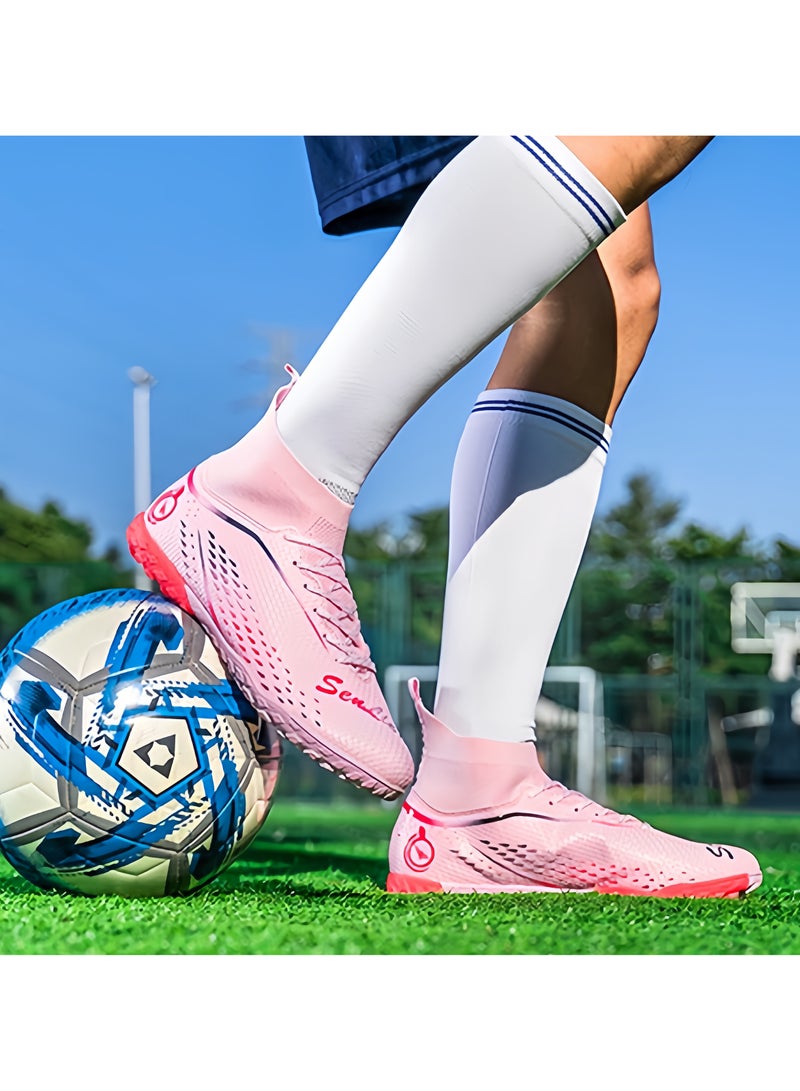 SKT Shiketro Men's and Women's Soccer Shoes, Low Top Artificial Turf Training Shoes - Image 2