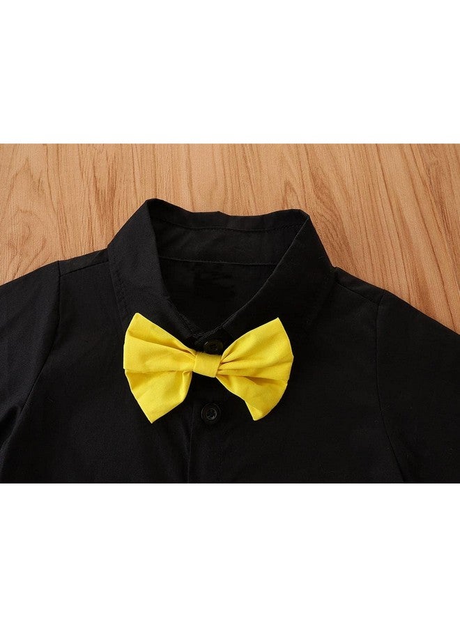 Dressy Daisy Dressy Daisy Toddler Boys Mouse Halloween Costume Suspenders Suit Fancy Party Dress Up Set with Mouse Ears and Gloves Size 3T to 4T  - Image 2