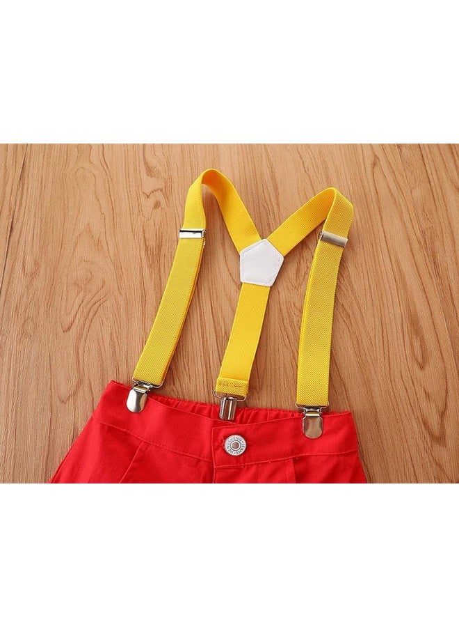 Dressy Daisy Dressy Daisy Toddler Boys Mouse Halloween Costume Suspenders Suit Fancy Party Dress Up Set with Mouse Ears and Gloves Size 3T to 4T  - Image 3
