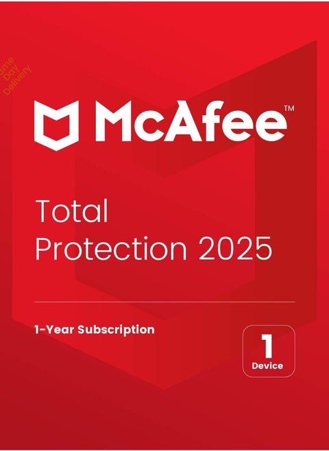 McAfee Total Protection | 1 Device 1 Year | 2025 | Digital License | Same Day Delivery