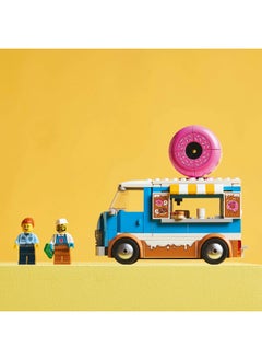 LEGO City Donut Truck Toy with 2 Minifigures - Creative Building Toys for 5+ Year Old Boys & Girls - Mobile Food Stand with Accessories - Fun Gift Ideas for Birthdays & Holidays - 60452 (196 pieces)  - Image 5