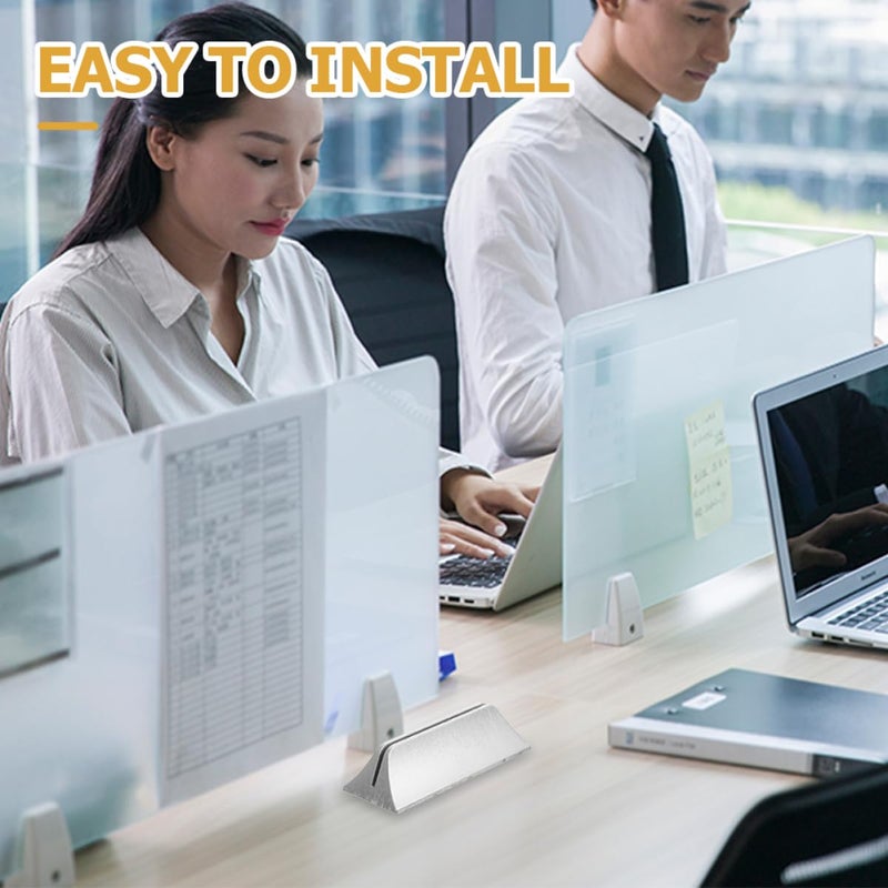 Adjustable Desktop Privacy Panel Divider Clamp 10 Pack Easy Install For Office - Image 3