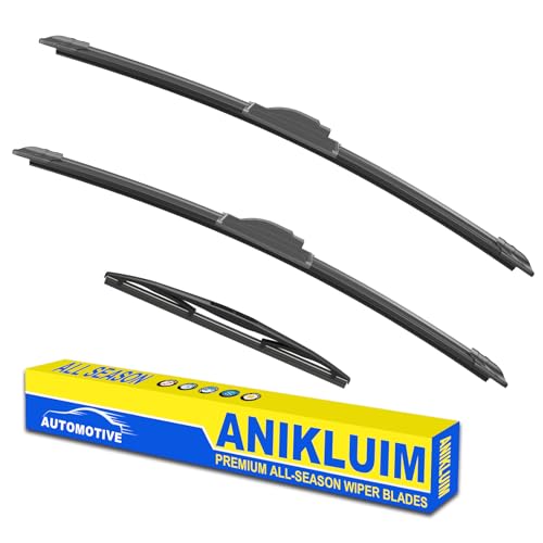 ANIKLUIM® 26"+ 20" Wiper Blades with 10" Rear Wiper Blade Set Replacement for 2021-2023 Grand Cherokee L Windshield Wipers Original Factory Quality (Pack of 3) - Image 1