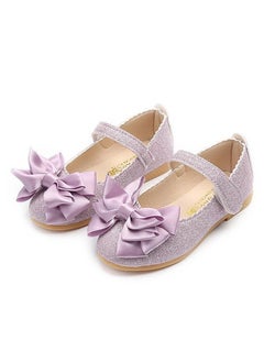 Generic New bow girls dancing shoes baby soft bottom shoes princess shoes  - Image 1