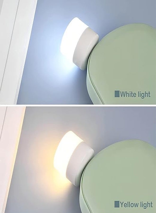 FLIZZOW USB Mini Night Lights, Mini LED Bulb, Plug-in, Warm White, Compact Ideal for Bedroom Bathroom Nursery Hallway Kitchen,Car Outdoor USB Atmosphere Light (Pack of 4) - Image 4