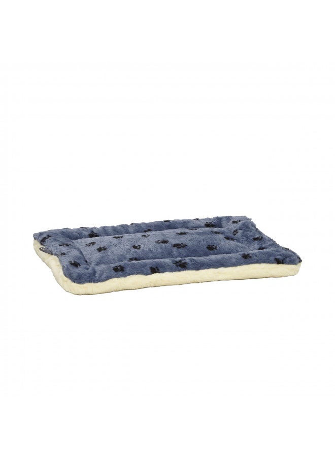 MidWest Homes for Pets Reversible Paw Print Pet Bed in Blue / White, Dog Bed Measures 35L x 21.5W x 3.5H for Intermediate Size Dogs, Machine Wash - pzsku/Z6A1E798BDCD79B4EFE06Z/45/_/1731077685/07ec0773-c3bf-4bd3-b0ca-7174c1d960bd