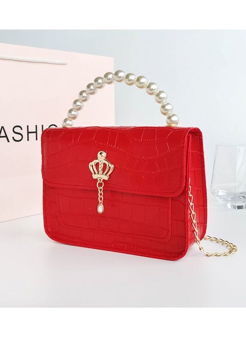 New pearl small square bag