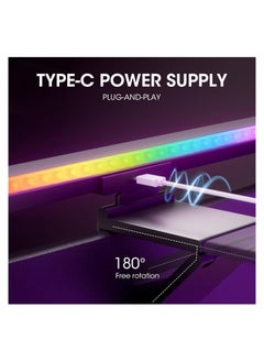 Generic RGB Monitor Light Bar with Dual Light Source, Eye-Caring Touch Control Desk Lamp for Home, Office, and Gaming - Colorful LED Backlight for Enhanced Viewing Experience.  - Image 3