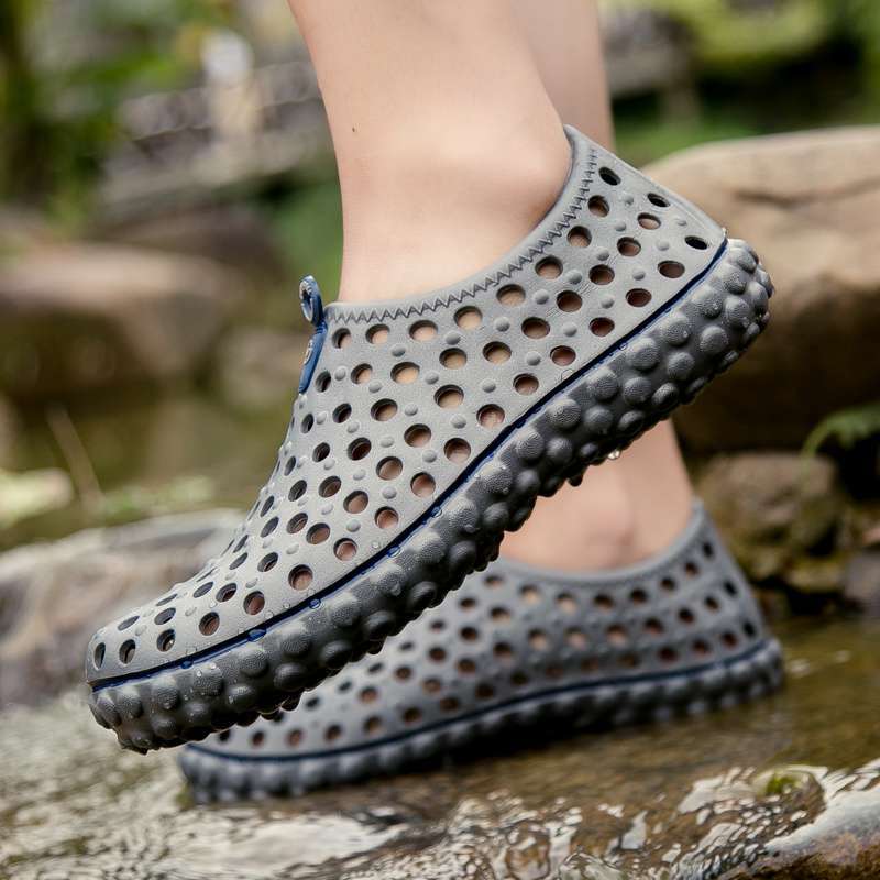 All-Inclusive Croc Shoes Men'S Summer Outerwear Non-Slip Quick-Drying Deodorant Beach Shoes Men'S Outdoor Hollow Sandals - Image 3