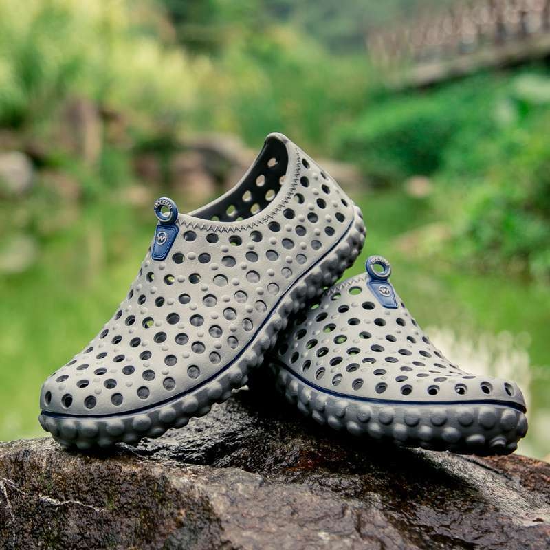 All-Inclusive Croc Shoes Men'S Summer Outerwear Non-Slip Quick-Drying Deodorant Beach Shoes Men'S Outdoor Hollow Sandals - Image 5