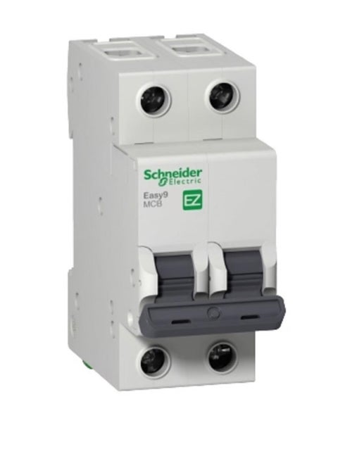 Schneider Electric EZ9F56210 Easy9 Miniature Circuit Breaker 2P 10A C curve 6000A MCB 230V