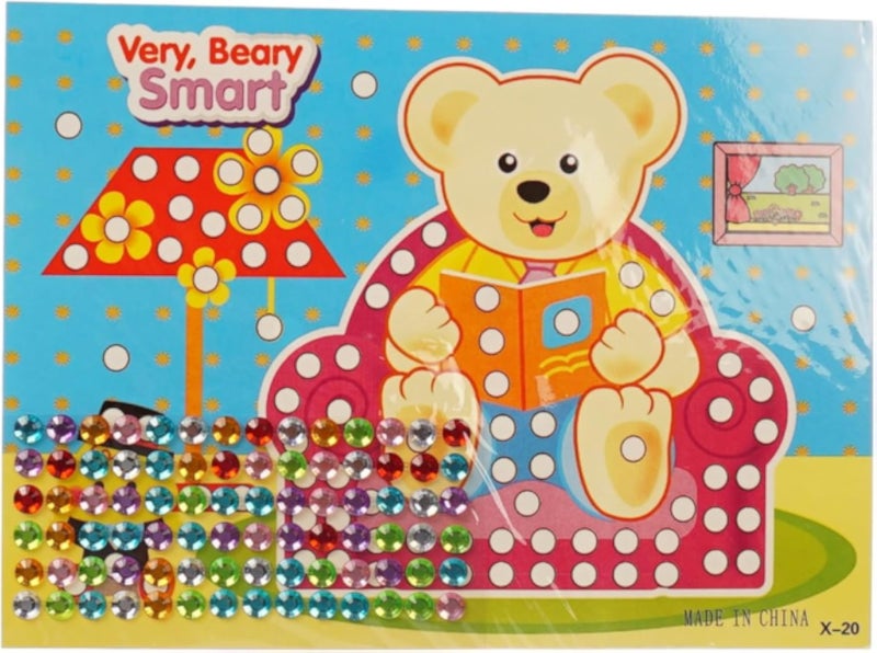 Diamond Painting Teddy Bear Shape For Girls 18 * 13 CM - Multi Color