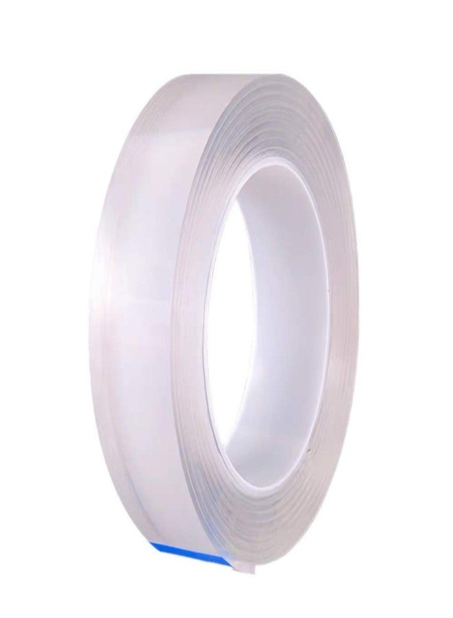 MJUNM 5M / 16.5Ft Double Sided Adhesive Nano Tape,Transparent Strong Washable Adhesive Traceless Gel Tape,Removable and Reusable Sticky Anti Slip Tape for Home,Wall,Room,Office Decor