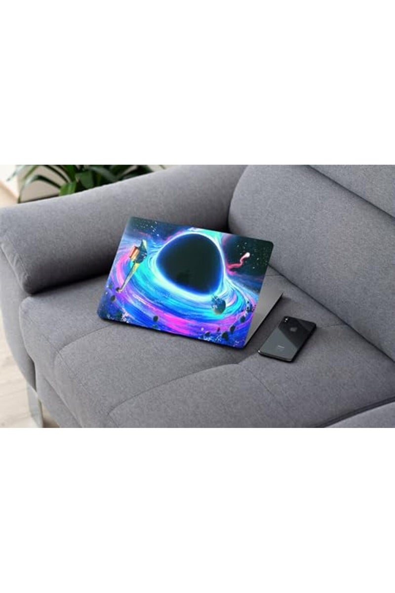 Black Hole Space, Laptop Skin Sticker Decal - Image 3