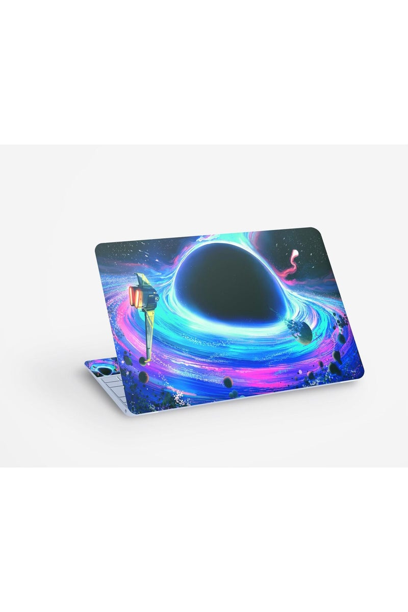 Black Hole Space, Laptop Skin Sticker Decal - Image 1