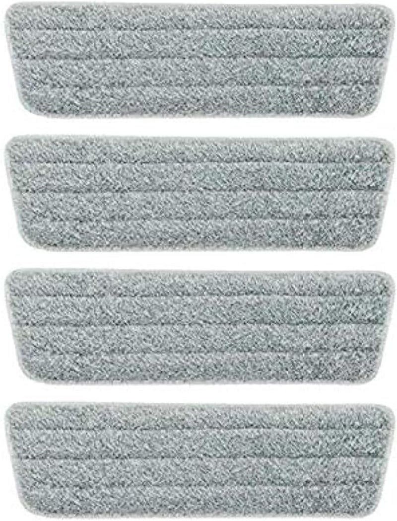 Portal 4 PCS Mop Pads Wet Dry Microfiber Mop Cleaning Pad Mop Refills Replacement Heads for Most Spray Mops and Reveal Mops Mop Replacement Cloth