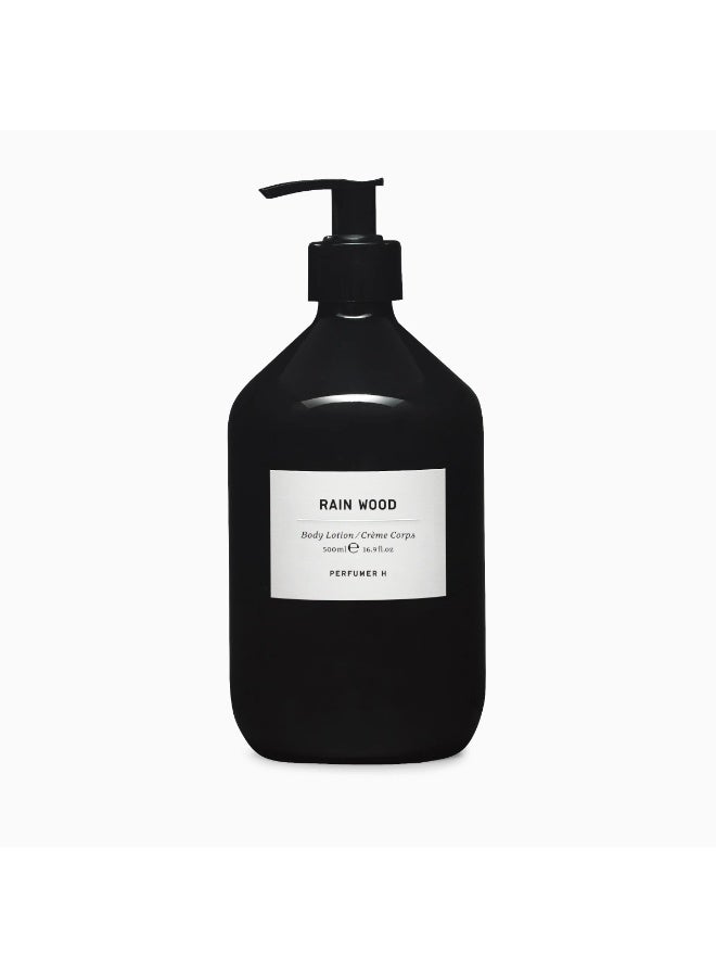 Perfumer H Rain Wood Body Lotion 500ml - Image 1