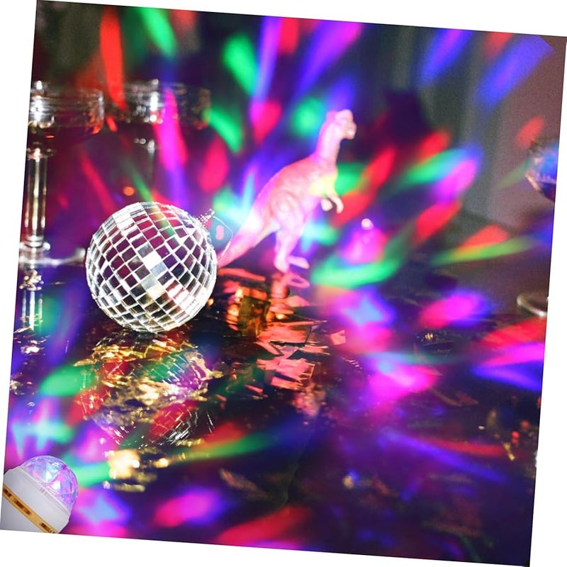 مصباح ديسكو 3W RGB دوار مع تأثير ستروب لإضاءة الحفلات والمراحل المنزلية والفعاليات - Image 5