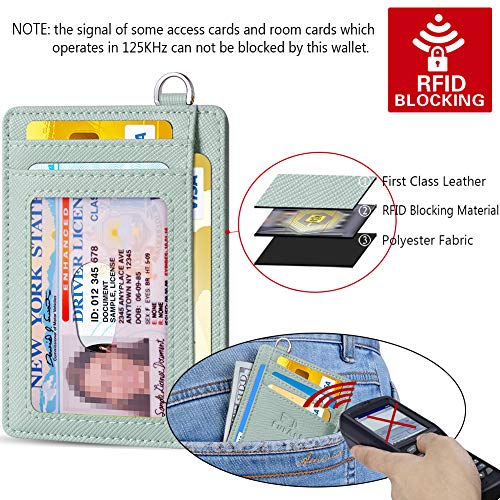 FurArt Slim Minimalist Wallet, Front Pocket Wallets, RFID Blocking, Credit Card Holder for Men-Seaweed - Image 5