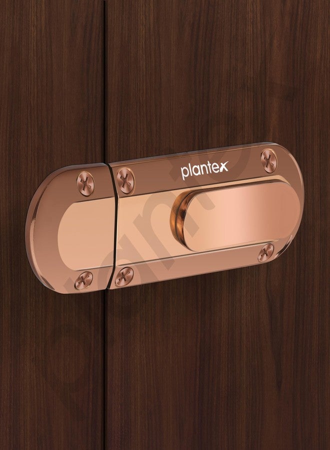 Plantex Door Stopper/Door Latch for Main Door/Baby Latch for Bathroom/Door Lock for Home and Office Doors - Pack of 2 (Rose Gold) - Image 5