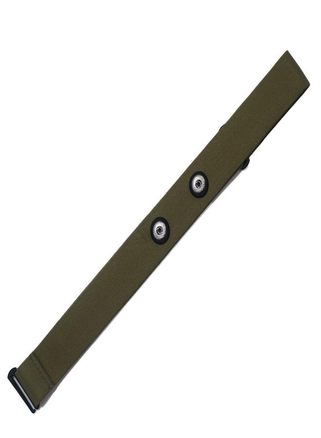 fitspur Heart Rate Monitor Chest Strap Replacement for Polar H10 H9 H7, Adjustable HRM Soft Strap Compatible With Polar Heart Rate Sensor (Green) - Image 1