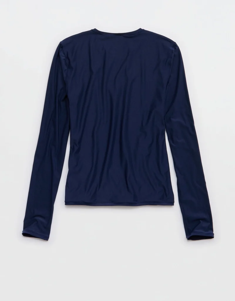 Aerie  Aerie SMOOTHEZ Long Sleeve Crew T-Shirt for Women | Best Price UAE