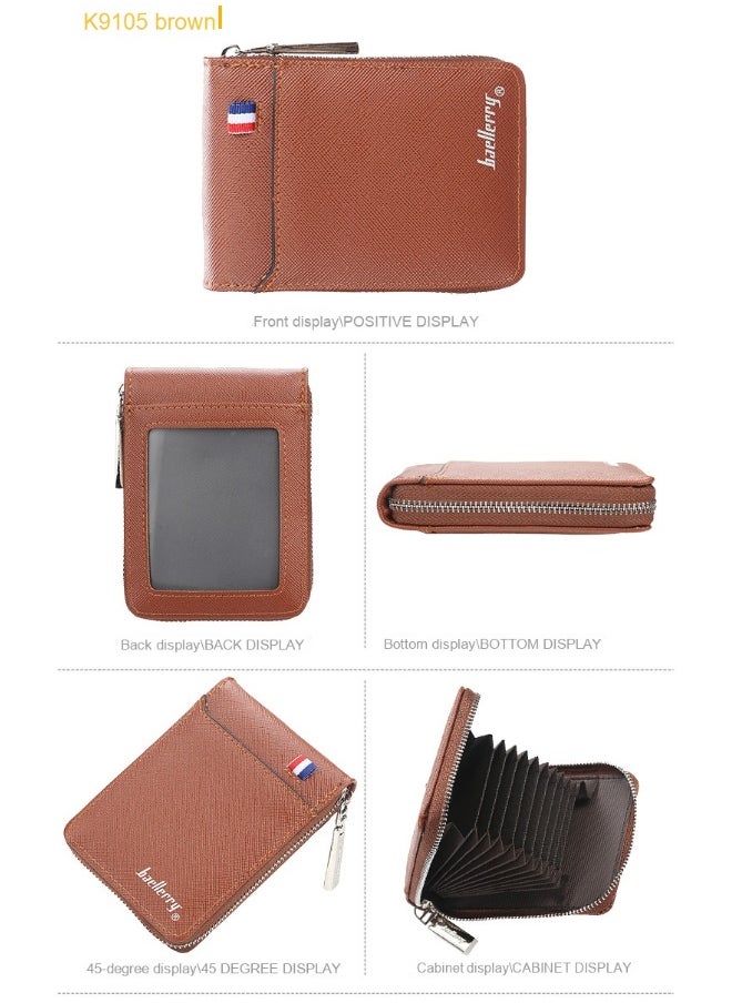 baellerry Men's Wallet Card Bag Creative Multi-card Organ Card Sleeve Credit Card Bag Coin Wallet  - Image 4