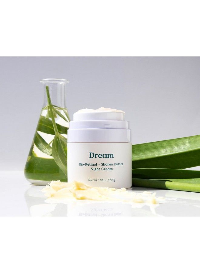 Three Ships Dream Bioretinol + Shorea Butter Night Cream Vegan Night Moisturizer Face Cream Hydrates & Repairs Skin As Seen On Dragons’ Den Antiaging Bioretinol Cream For All Skin Types 50G - Image 3
