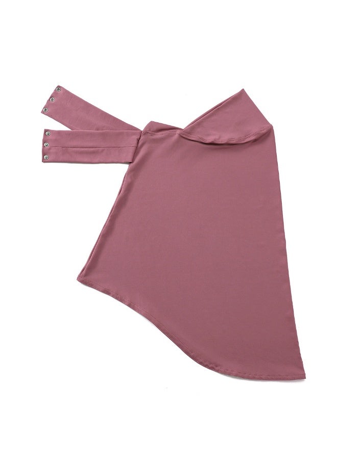 DUNISO Instant Hijab Button Design, Suillty Fashion Muslim Hijab for Women, Instant Snap Fastener Hijab Inner Cap, Full Cover Head Wraps Scarf, Islam Turban Caps - Image 5