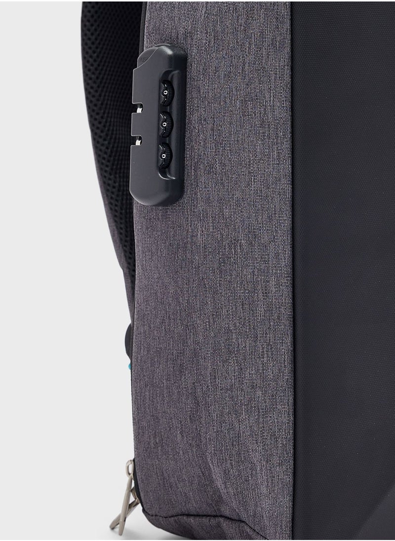Essential Backpack With Laptop Sleeve And Usb Port