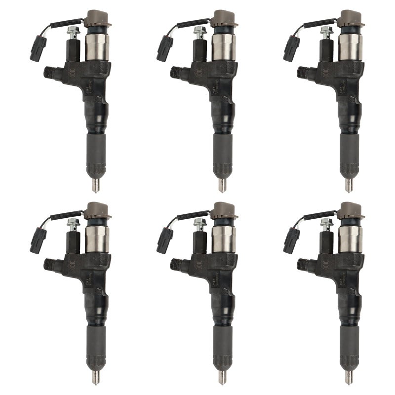 INGKAN 0950006593 Diesel Fuel Injector 6Pcs Fits for 19842018 Hino J08E SK3508 SK2008 SK2108 SK2508 SK3308 Replace OE 0950006590 0950006591 0950006592 - Image 2