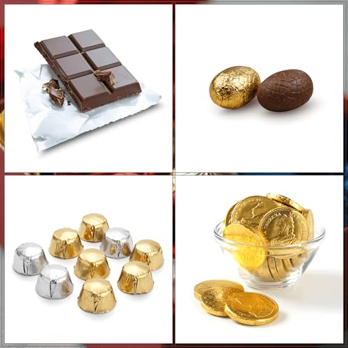 Foilman Chocolate Candy Wrappers Confectionery Foil sheets DIY Candy and Chocolate Wrapping For All Occasions Chocolate Foil Wrappers- Pack of 500 Sheets - 3 x 3 Inch (Matte Light Blue) - Image 5