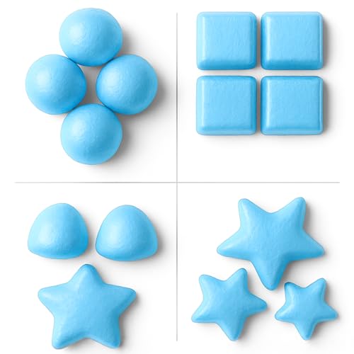 Foilman Chocolate Candy Wrappers Confectionery Foil sheets DIY Candy and Chocolate Wrapping For All Occasions Chocolate Foil Wrappers- Pack of 500 Sheets - 3 x 3 Inch (Matte Light Blue) - Image 4