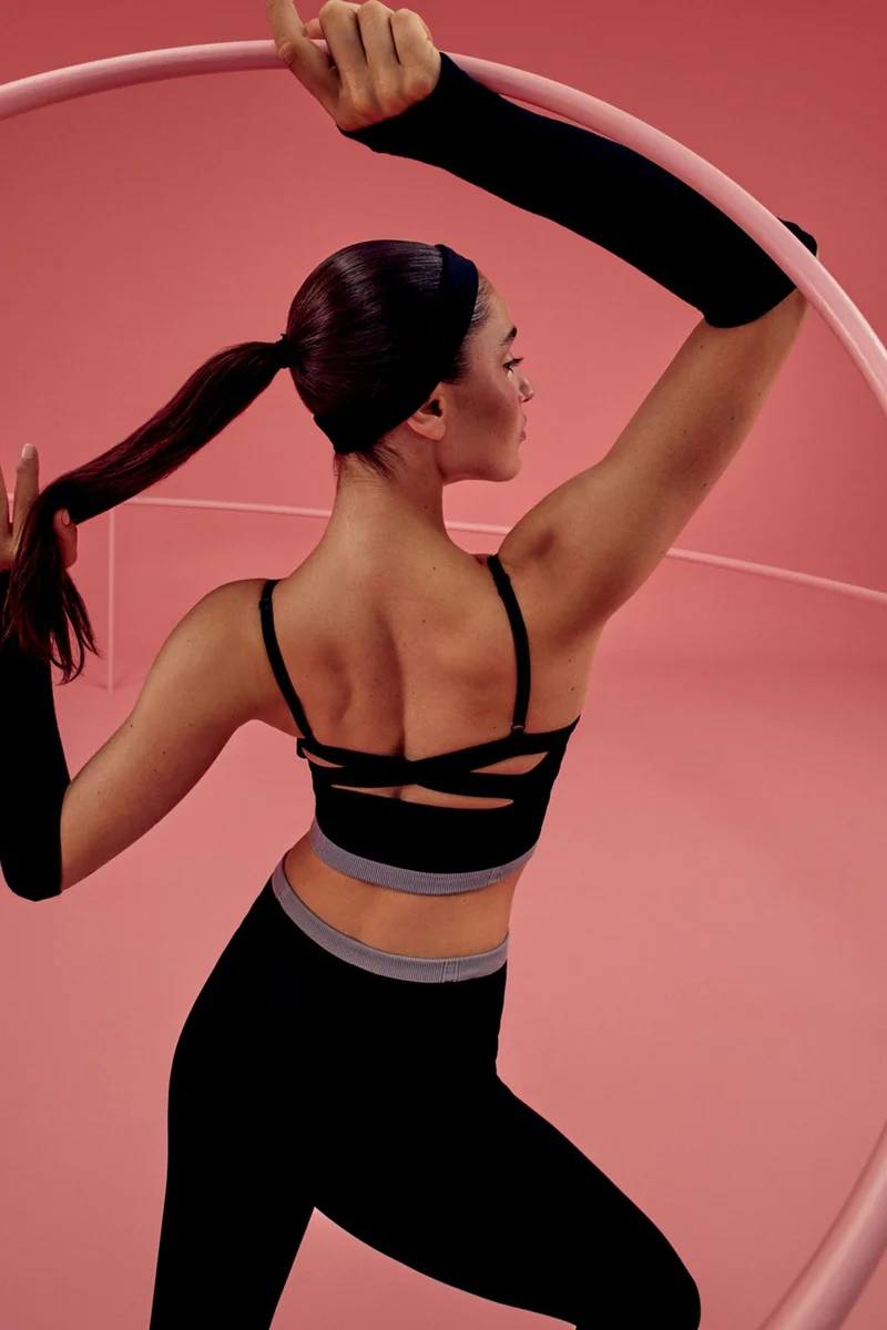 بنتي PENTI Striped Seamless Sports Bra