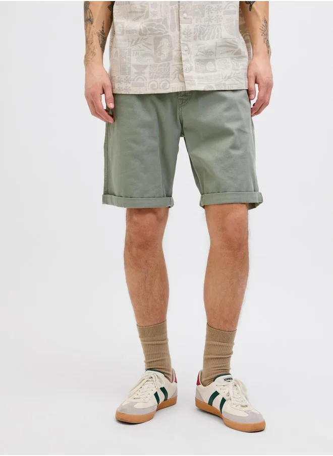 JACK & JONES Mid Rise Regular Fit Shorts