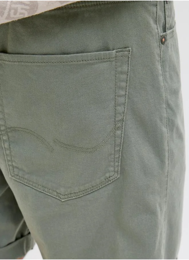 JACK & JONES Mid Rise Regular Fit Shorts