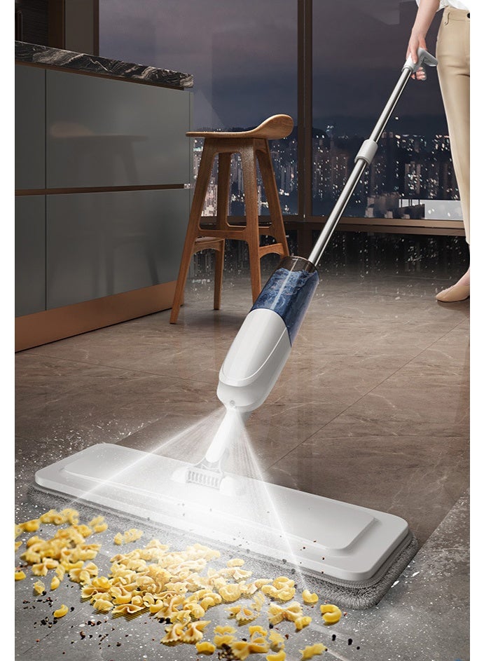 Spray Mop for Floor Cleaning, Dry Wet Floor Mop, 2pcs Washable Microfiber Pads, 650ml Refillable Bottle, Flat Mop with Sprayer for Wood Floor Hardwood Laminate Ceramic Tiles, P8 - Image 1