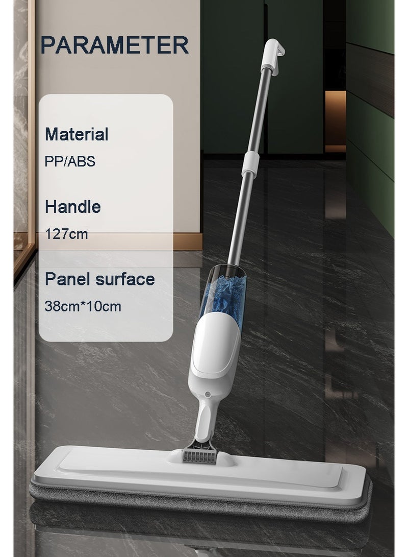 Spray Mop for Floor Cleaning, Dry Wet Floor Mop, 2pcs Washable Microfiber Pads, 650ml Refillable Bottle, Flat Mop with Sprayer for Wood Floor Hardwood Laminate Ceramic Tiles, P8 - Image 2
