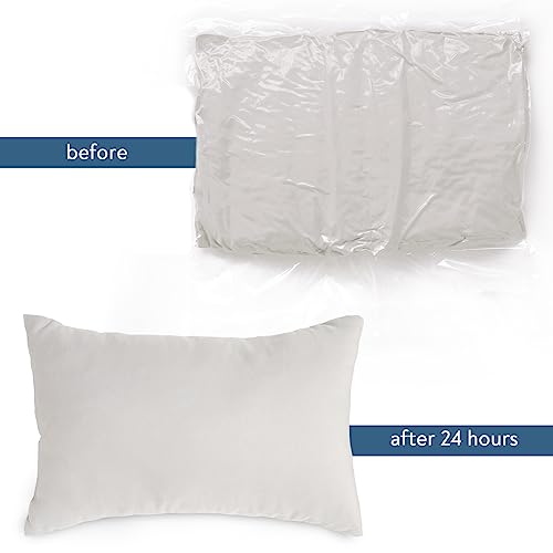 Magik & Kover Small Pillow Mini Pillow for Travel 2 Pack, 11" x 7" Tiny Pillows with Name Tag, Travel and Sleep, Small Rectangular for Neck, Lumbar, Back, Pet Dogs, Grey - Image 4