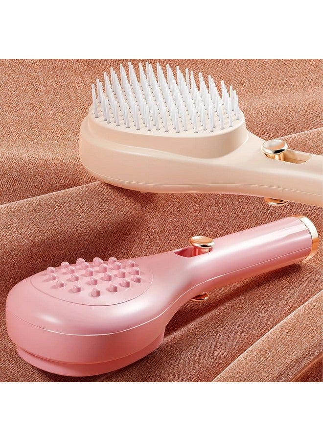 SPORONI - Self-Cleaning Anti-Static Massage Comb, Self Cleaning Hair Brush, Massage Comb For Hair, Retractable Rotary Lift Self-Cleaning Comb, Women's Hair Styling Tool (Multicolor) - Image 2