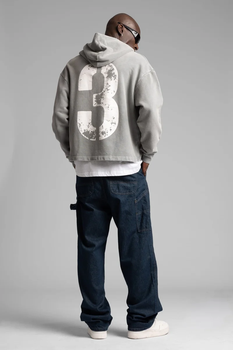 Catch Printed Zip-Up Sweatshirt