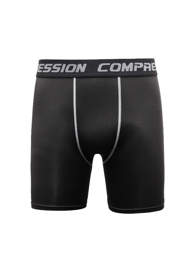 CompressionZ Quick Dry Compression Shorts Black - Image 1