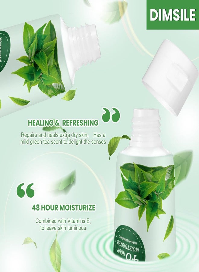Dimsile 50 Pack Green Tea Travel Size Body Lotion 1 Oz Dry Skin Moisturizer with Flip Cap for Extra Dry Skin, for Inns and Hotels, Airlines, Offices, Gyms and More - Image 4