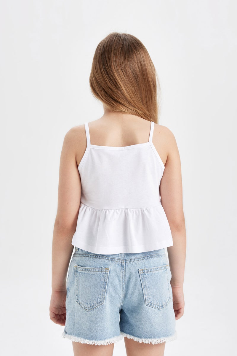 ديفاكتو تيشيرت كت بناتي سليم فيت بدون كم  - Image 4