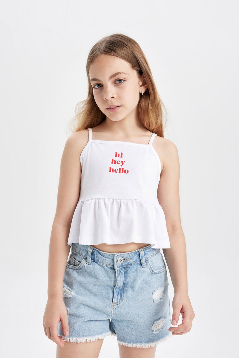 ديفاكتو تيشيرت كت بناتي سليم فيت بدون كم  - Image 3