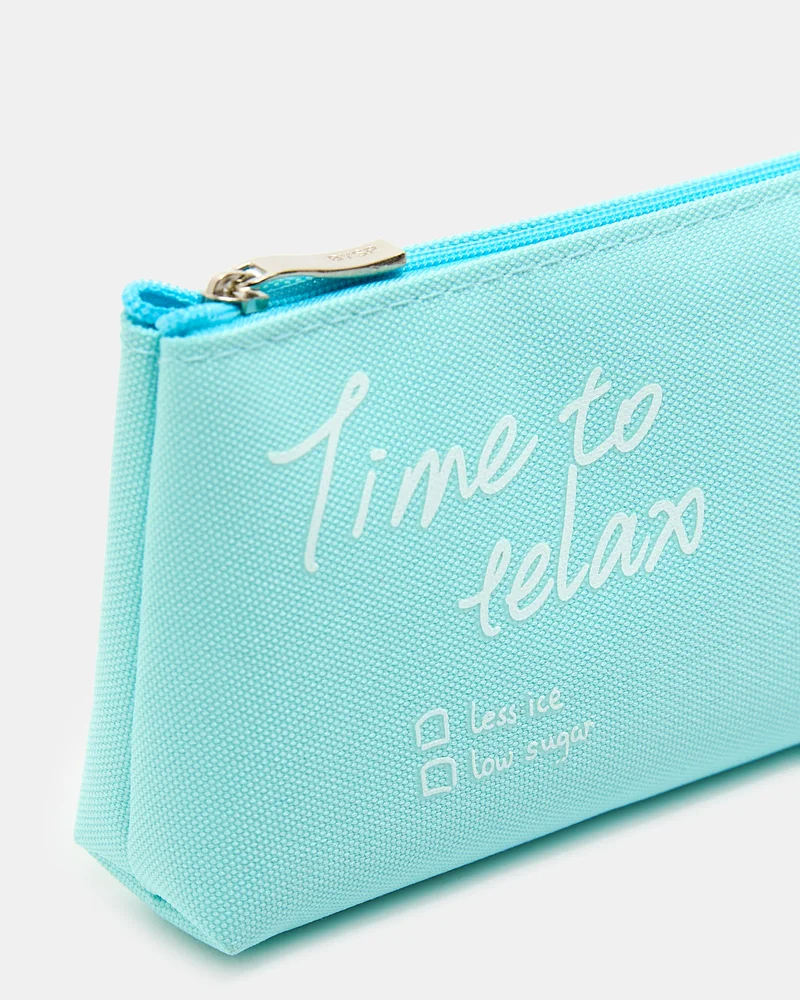REDTAG Girls Blue Embellished Pencil Cases