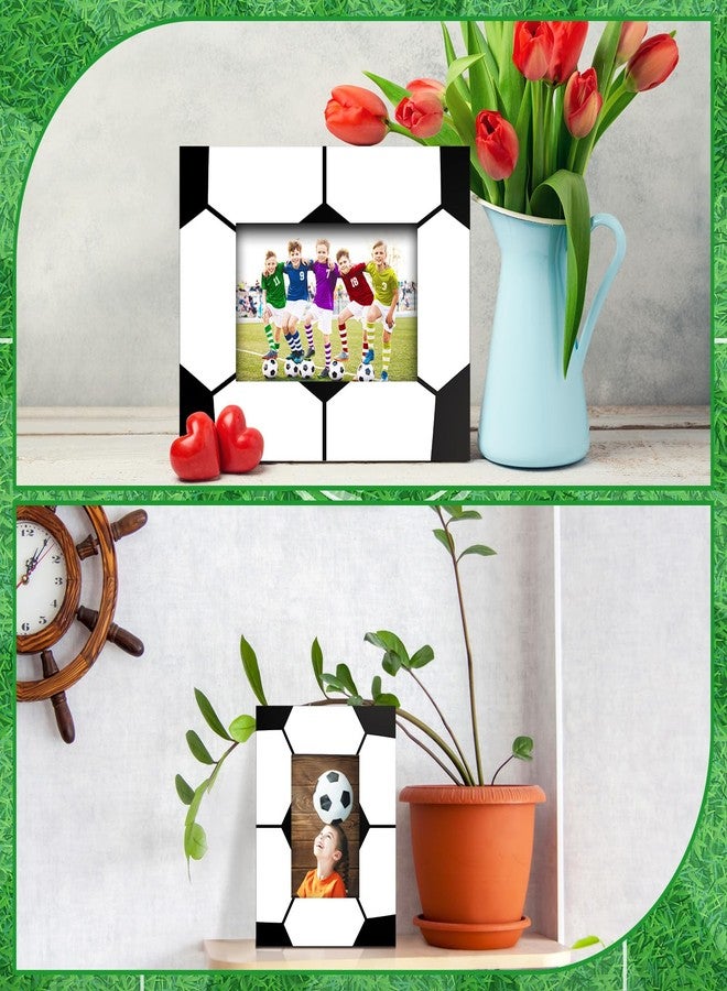 GlikCeil مجموعة إطارات صور GlikCeil مكونة من 6 قطع، مقاس 8 × 10 بوصات، مصنوعة من الخشب، بتصميم رياضي أنيق، مثالية لتزيين الطاولات في المنزل أو الفندق أو المكتب، وتناسب عرض الصور مقاس 4 × 6 بوصات. - Image 4